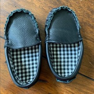 Toddler hard sole moccasins